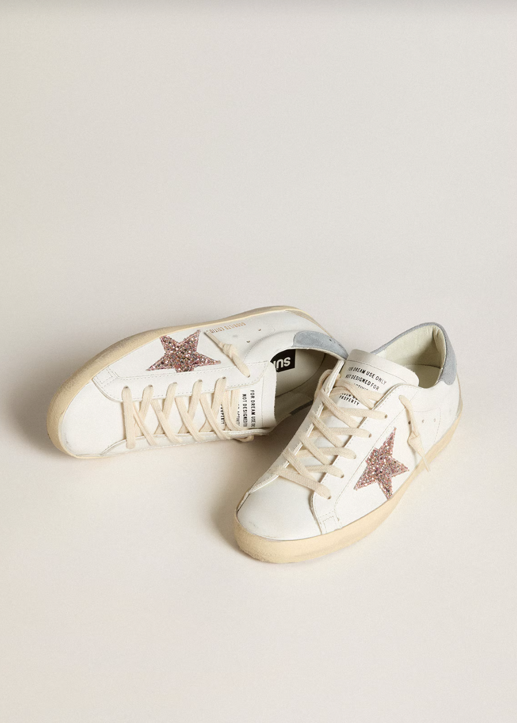 Super-Star paillettes et daim