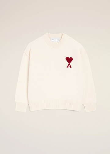 PULL BLANC COL ROND AMI